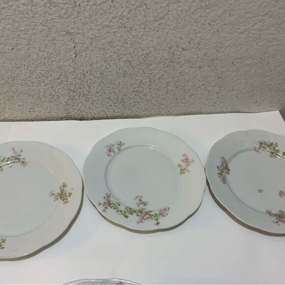 3 salad /Dessert (Sauce) plates by VICTORIA (AUSTRIA) 7 3/8” - Picture 7 of 7